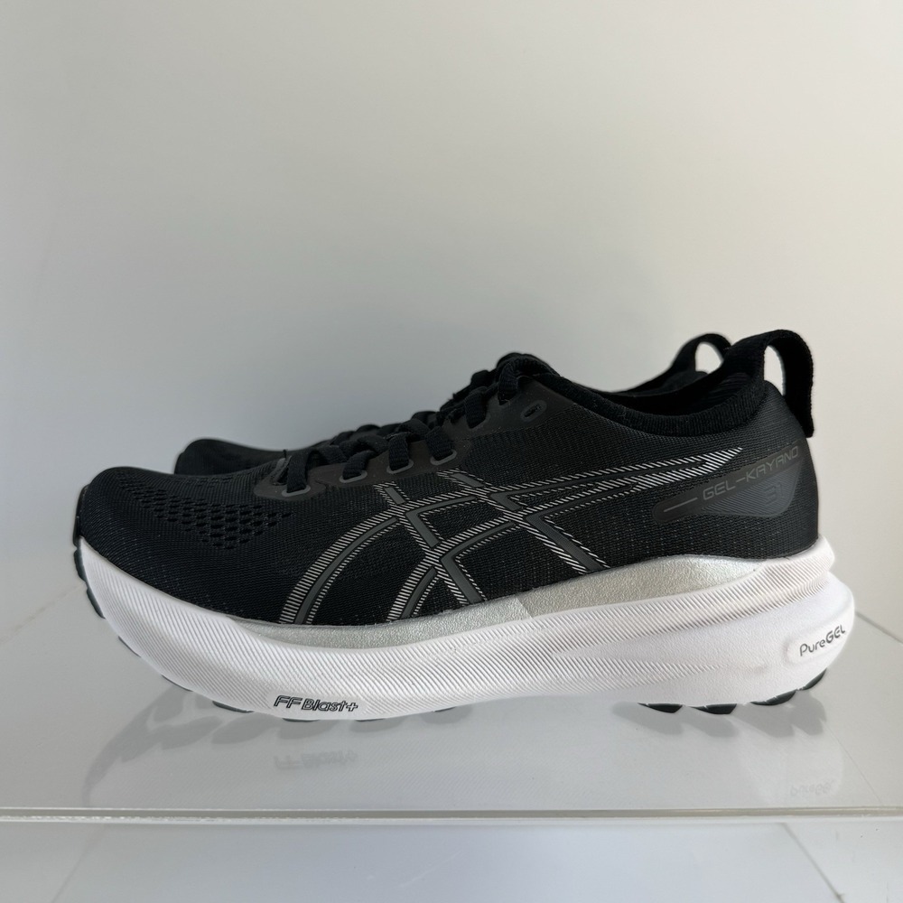 Brand New Asics GEL-KAYANO 31 Black Silver White 1012B671 Women's Size 11 Wide